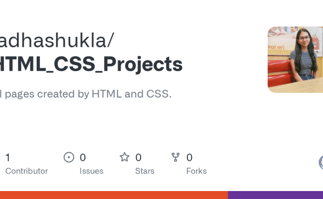 GitHub - Radhashukla/HTML_CSS_Projects: All Pages Created By HTML And CSS.