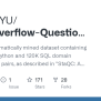 GitHub - LittleYUYU/StackOverflow-Question-Code-Dataset: StaQC: A ...
