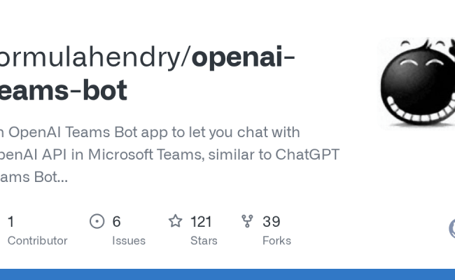 GitHub - Formulahendry/openai-teams-bot: An OpenAI Teams Bot App To Let ...