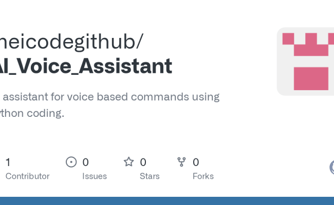 GitHub - Meicodegithub/AI_Voice_Assistant: AI Assistant For Voice Based ...