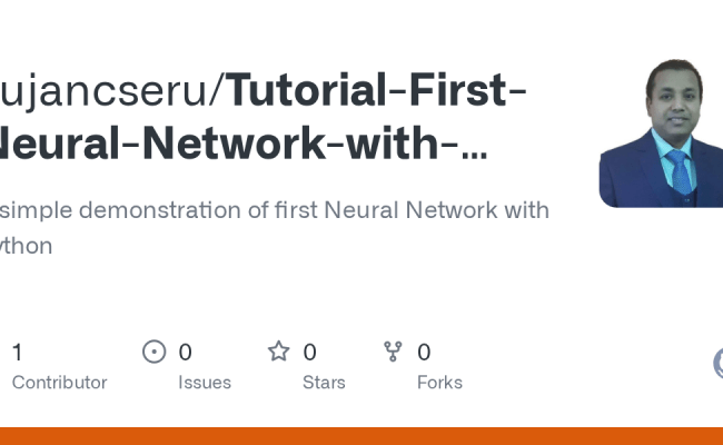 GitHub - Sujancseru/Tutorial-First-Neural-Network-with-Python ...
