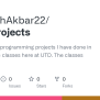 GitHub - AbdullahAkbar22/ClassProjects: A Collection Of Programming ...