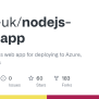 GitHub - Benc-uk/nodejs-demoapp: Sample Node.js Web App For Deploying To Azure, Kubernetes Etc