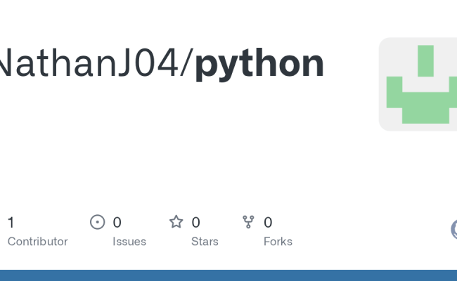 GitHub - NathanJ04/python