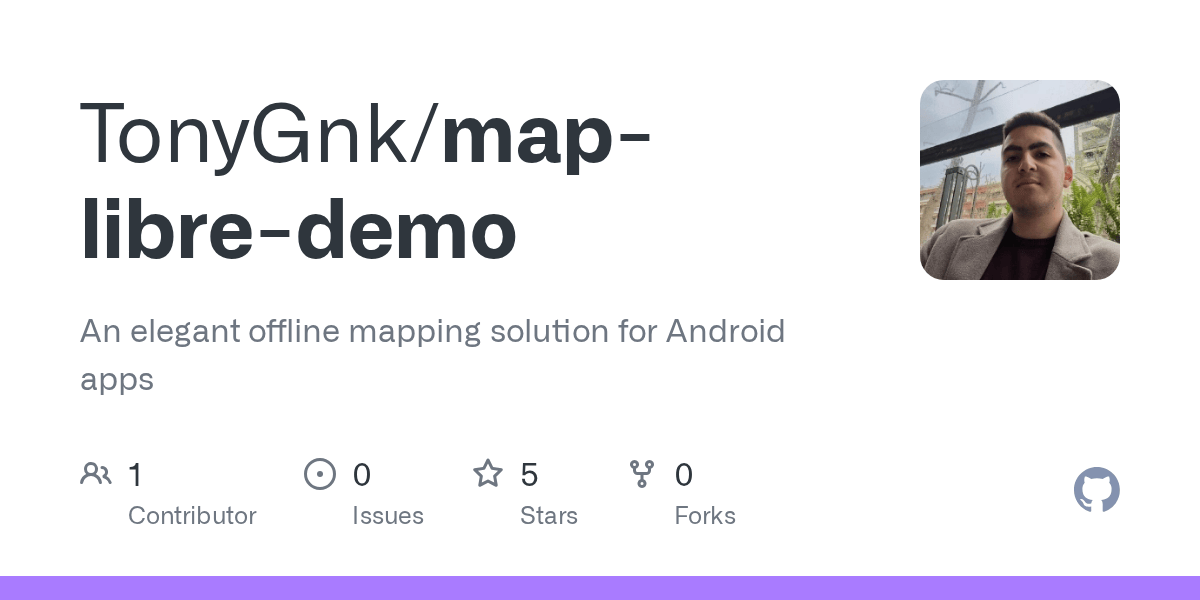 GitHub TonyGnk Map Libre Demo An Elegant Offline Mapping Solution Map Libre Demo