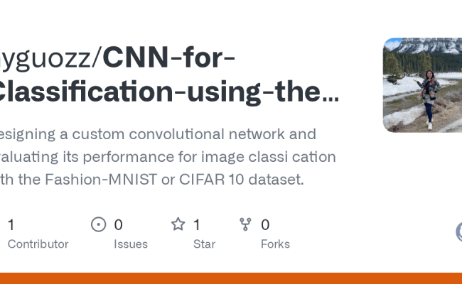 GitHub - Hyguozz/CNN-for-Classification-using-the-Fashion-MNIST-dataset ...