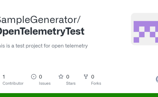 GitHub - SampleGenerator/OpenTelemetryTest: This Is A Test Project For ...