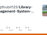 Github Testgithubit123 Library Management System Final Project