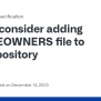 Consider Adding A CODEOWNERS File To This Repository · Issue #3473 ...