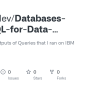 GitHub - Elliott-dev/Databases-and-SQL-for-Data-Science: PDF Files Of ...