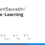 GitHub - ShreekantSaurabh/Machine-Learning