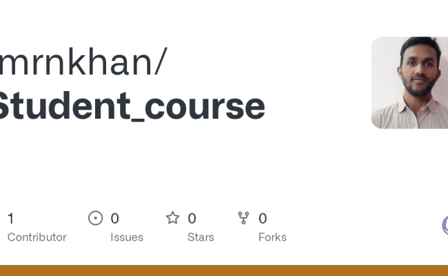 GitHub - Imrnkhan/Student_course