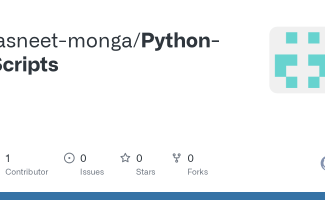 GitHub - Jasneet-monga/Python-Scripts