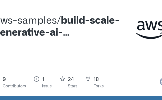 GitHub - Aws-samples/build-scale-generative-ai-applications-with-amazon ...
