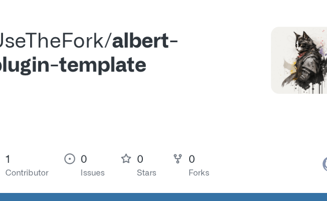 GitHub - Use-the-fork/albert-plugin-template