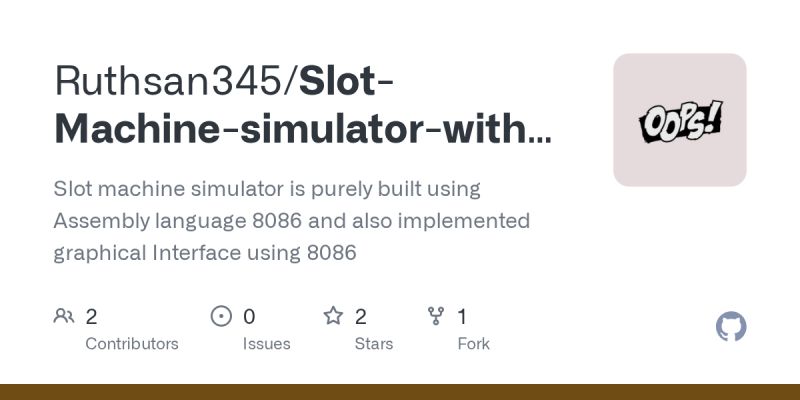 Github Ruthsan345 Slot Machine Simulator With Graphical User - Classic Space Art - High Resolution