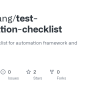 GitHub - Hendryang/test-automation-checklist: Growing Checklist For ...