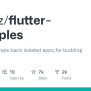 GitHub - Nisrulz/flutter-examples: [Examples] Simple Basic Isolated ...