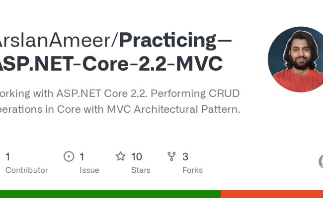 GitHub - ArslanAmeer/Practicing--ASP.NET-Core-2.2-MVC: Working With ASP ...