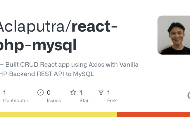 GitHub - Aclaputra/react-php-mysql: ⚗— Built CRUD React App Using Axios ...
