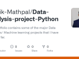 Github Kartik Mathpal Data Analysis Project Python This Portfolio