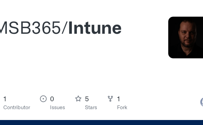 GitHub - MSB365/Intune