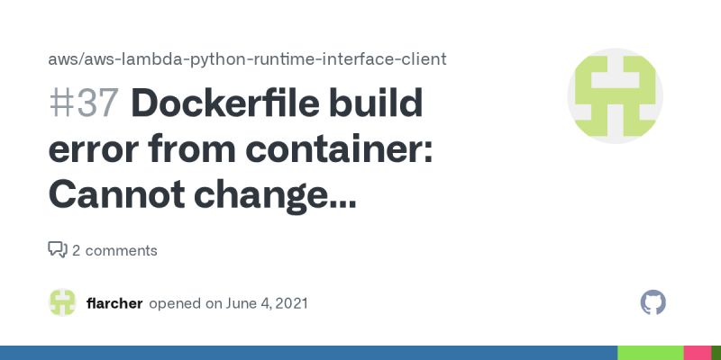 Aws Lambda Lambda Zip From Dockerfile Issue 9329 Aws Aws Cdk Github - Perfect Retina Mountain Pictures | Free Download