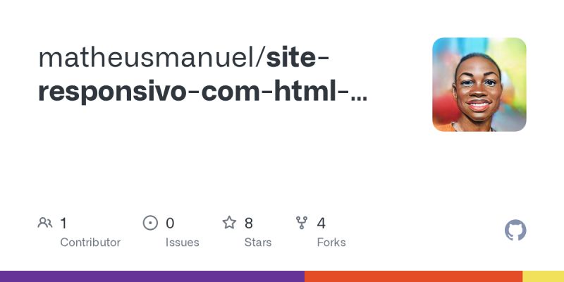 Github Newtsarthur Menu Responsivo Html Css Menu Responsivo Com Html E Css - Best Landscape Textures in HD