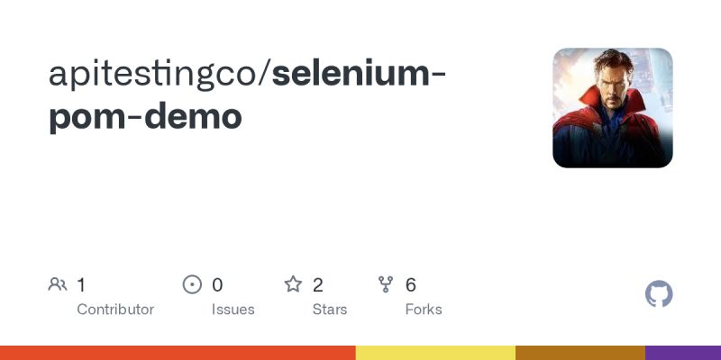Github Longan1995 Selenium Pom Demo Java Web Selenium Po Pagefactory Ui - Premium Space Photo Gallery - High Resolution