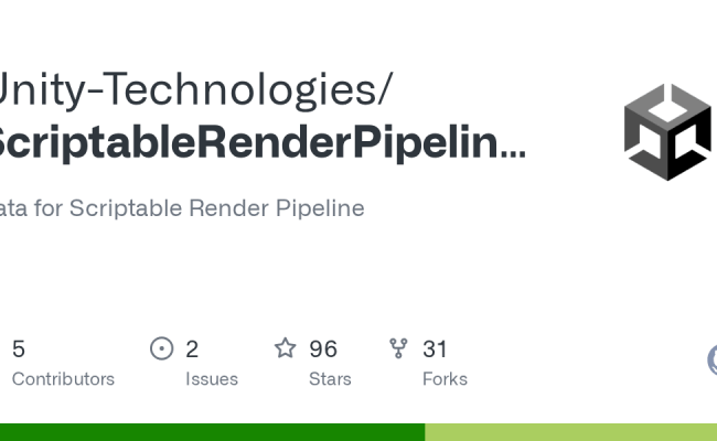 GitHub - Unity-Technologies/ScriptableRenderPipelineData: Data For ...