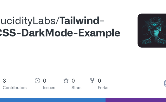 GitHub - LucidityLabs/Tailwind-CSS-DarkMode-Example