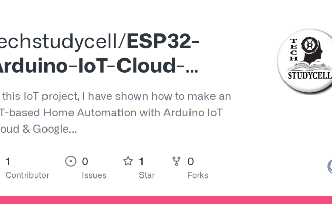GitHub - Techstudycell/ESP32-Arduino-IoT-Cloud-Google-Assistant-Home-Automation-Project: In This ...