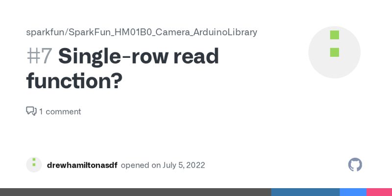 Help Wanted Possible To Use Library For Single Camera Capture Issue 108 Sparkfun Sparkfun - Modern Mountain Pattern - Full HD