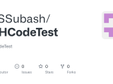 Github Svssubash Ashcodetest Ashcodetest