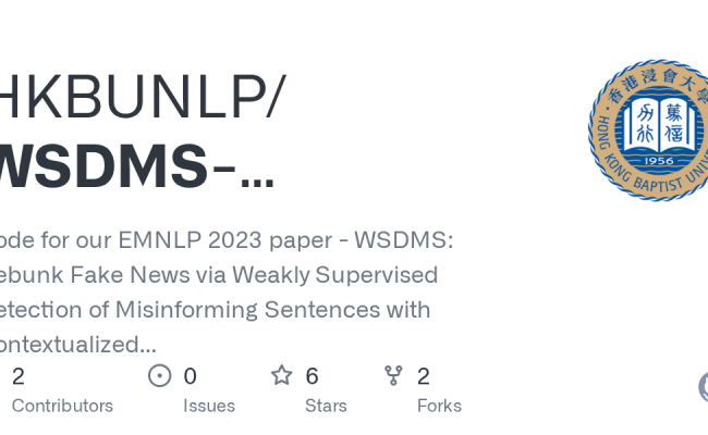 GitHub - HKBUNLP/WSDMS-EMNLP2023: Code For Our EMNLP 2023 Paper - WSDMS ...