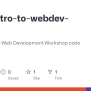GitHub - Delta/intro-to-webdev-ws-p23: Introduction To Web Development ...