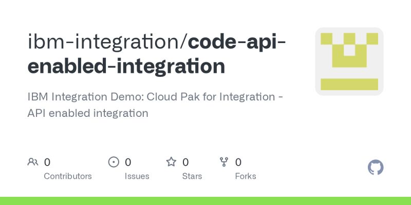 Github Ibm Integration Code Api Enabled Integration Ibm Integration Demo Cloud Pak For - Perfect Desktop Colorful Textures | Free Download