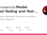 Github Abhinavarora Model Based Testing And Test Case Prioritization