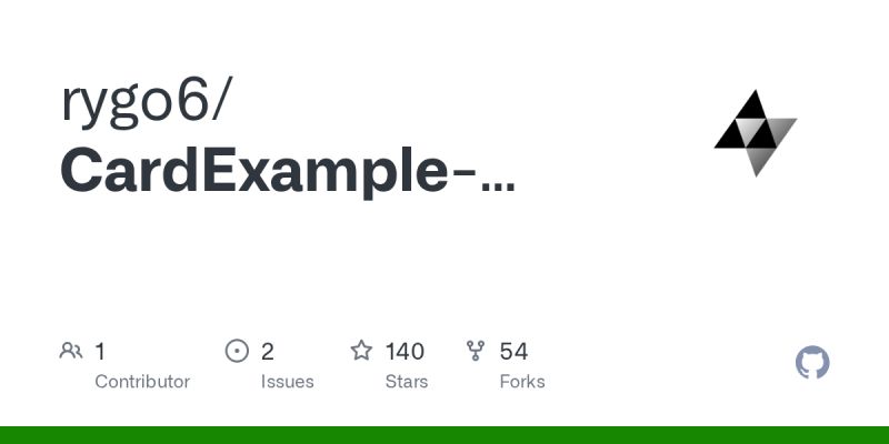 Github Rygo6 Cardexample Unity - Download Artistic Landscape Photo | Retina