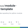 GitHub - Bybatkhuu/module.python-template: 'my_template' Is A Template ...