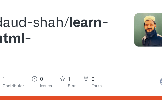 GitHub - Daud-shah/learn-html-