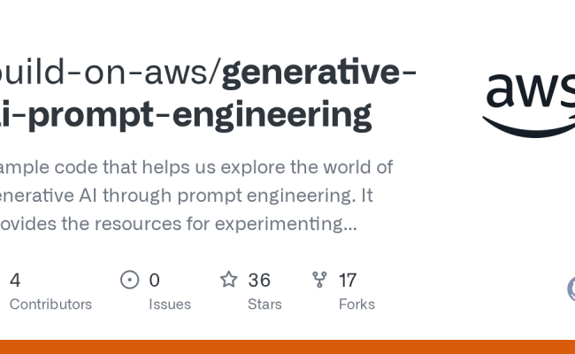 GitHub - Build-on-aws/generative-ai-prompt-engineering: Sample Code ...