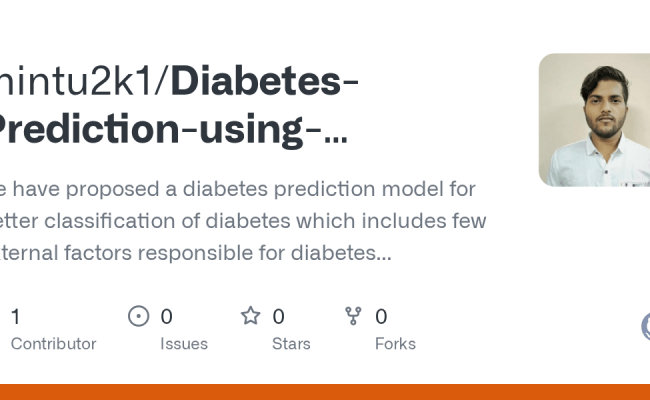 GitHub - Mintu2k1/Diabetes-Prediction-using-Machine-Learning-Algorithm: We Have Proposed A ...