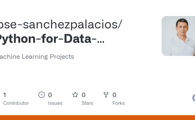 GitHub - Jose-sanchezpalacios/Python-for-Data-Science-Exercises: Machine Learning Projects