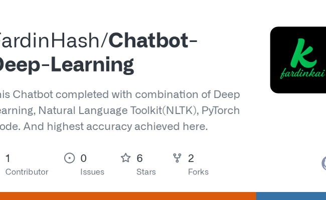 GitHub - FardinHash/Chatbot-Deep-Learning: This Chatbot Completed With Combination Of Deep ...