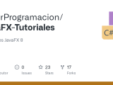 Github Tutorprogramacion Javafx Tutoriales Tutoriales Javafx 8