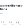 GitHub - Chef-student/skills-test-with-actions: My Clone Repository