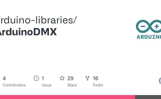 GitHub - Arduino-libraries/ArduinoDMX