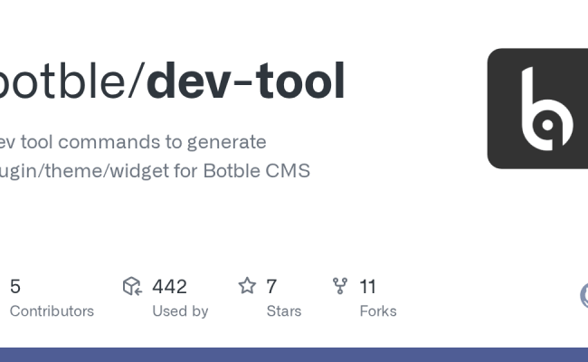 GitHub - Botble/dev-tool: Dev Tool Commands To Generate Plugin/theme ...