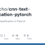 GitHub - Yongjincho/cnn-text-classification-pytorch: CNN For Text ...